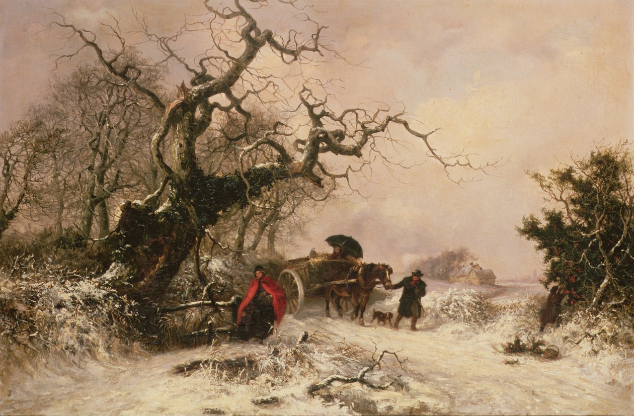 Heimkehr im Winter von Thomas Smythe