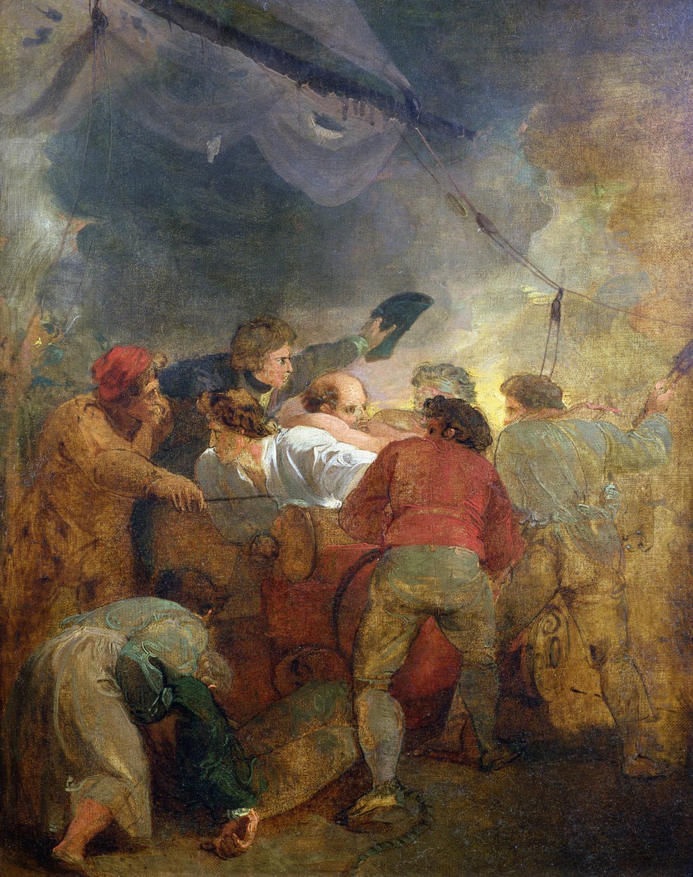 Eine Geschützmannschaft von Thomas Stothard