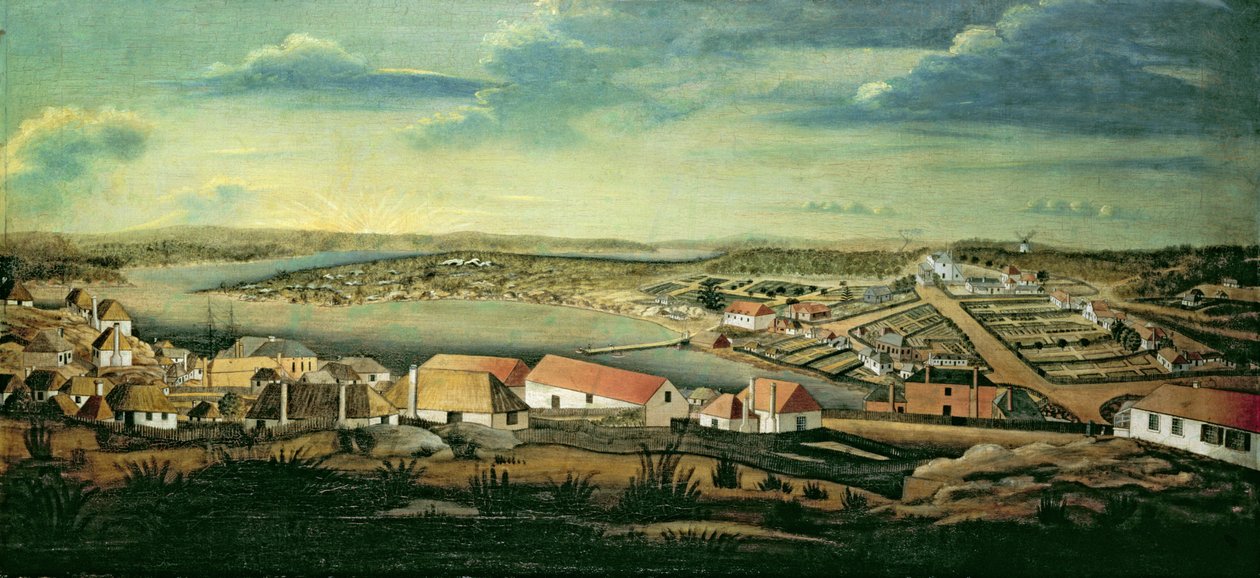 Sydney, Hauptstadt von New South Wales, ca. 1800 von Thomas Watling