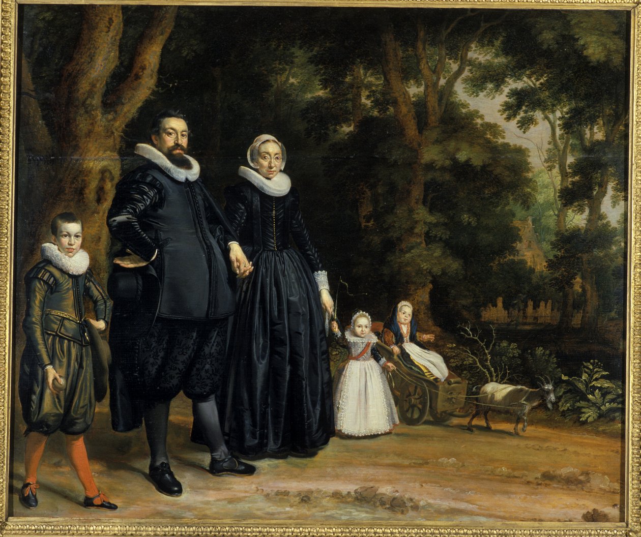 Eine niederländische Familie, 1624 von Thomas de Keyser