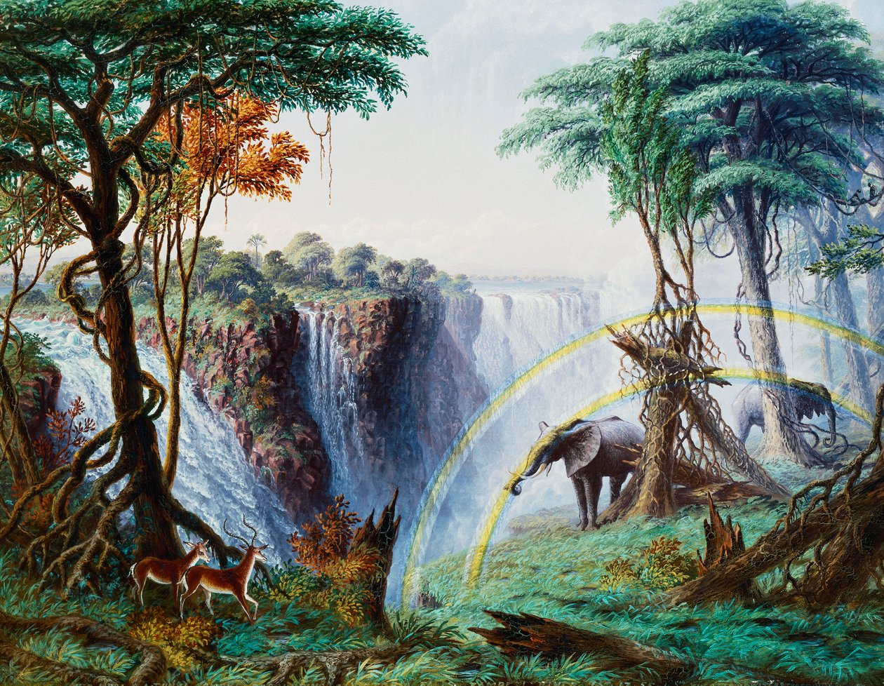 Die Mosi-O-A-Tunya von Thomas Baines