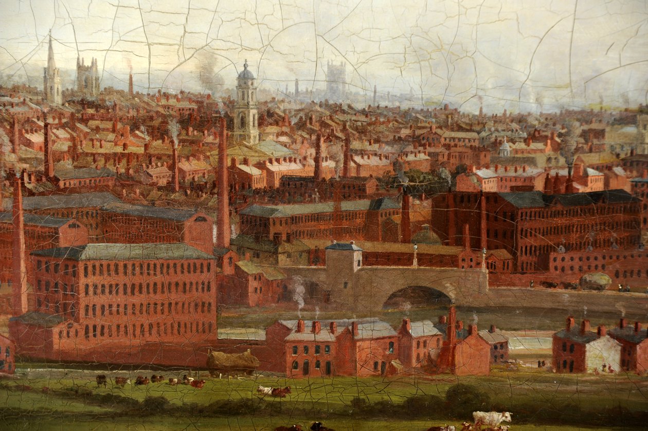 Ansicht von Leeds von Thomas Burras