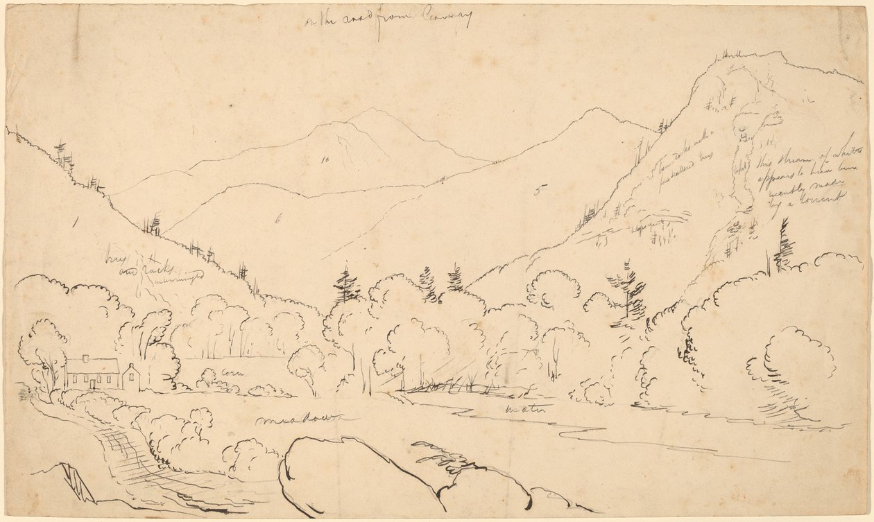 Auf der Straße von Conway von Thomas Cole