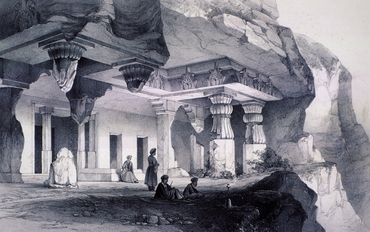 Ajunta sic, Vihara Höhle Nummer Sieben von Thomas Colman Dibdin