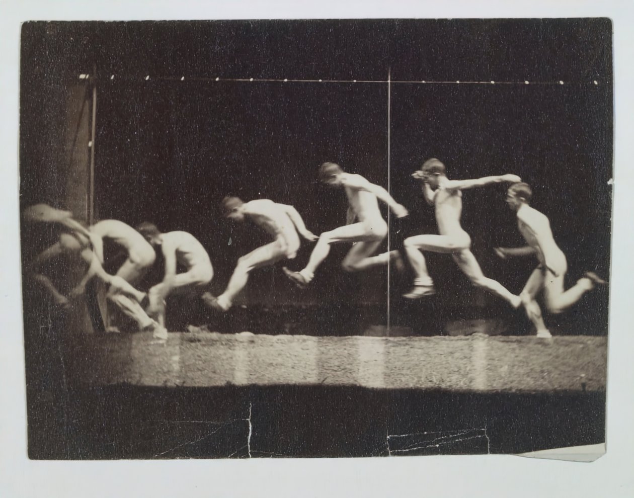 Marey-Rad-Fotografien eines unbekannten Modells, 1884 von Thomas Eakins