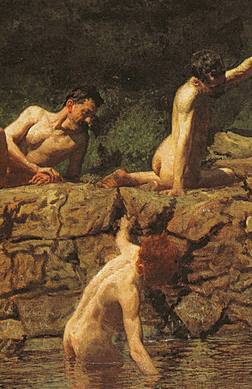 Schwimmloch, 1885 von Thomas Eakins