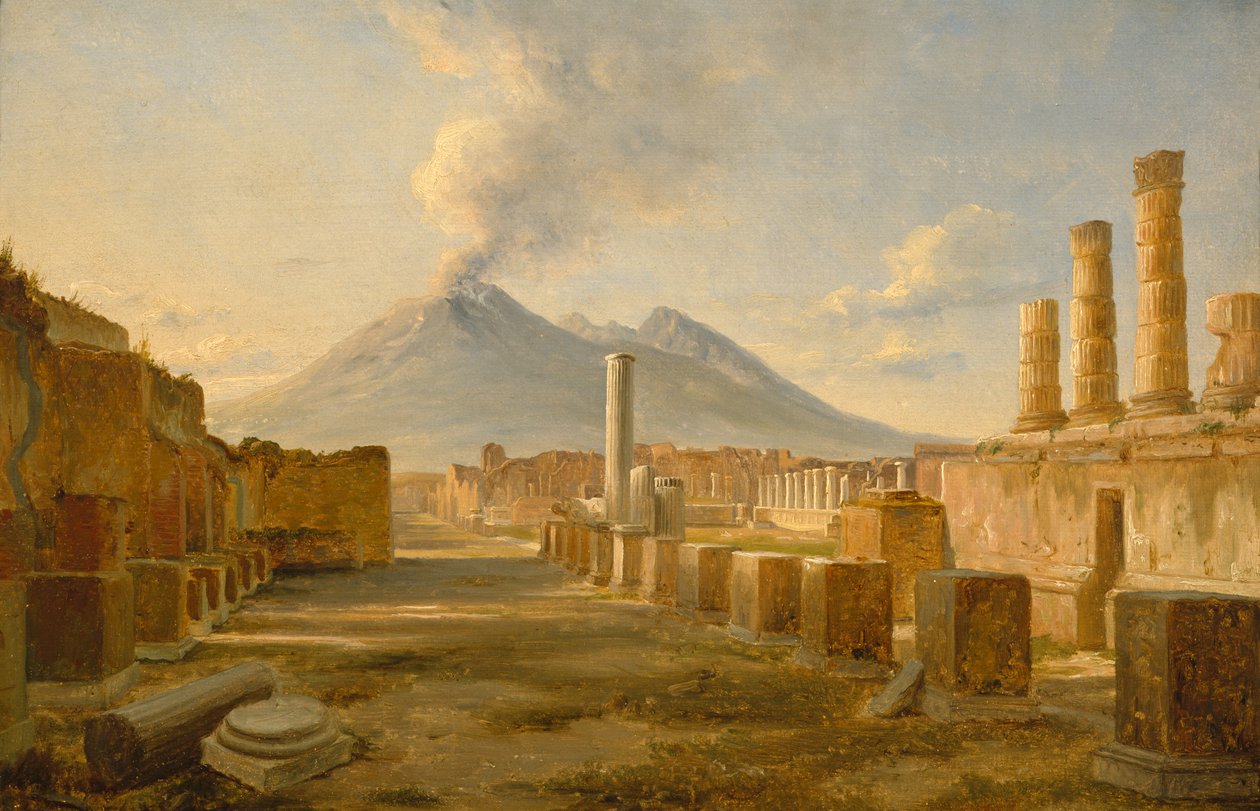 Forum in Pompeji von Thomas Fearnley