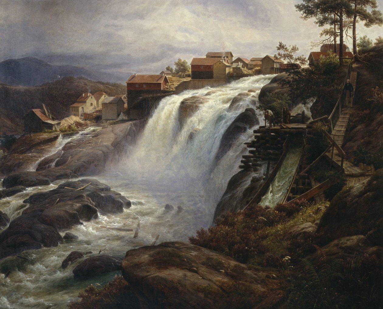Haugfoss von Thomas Fearnley