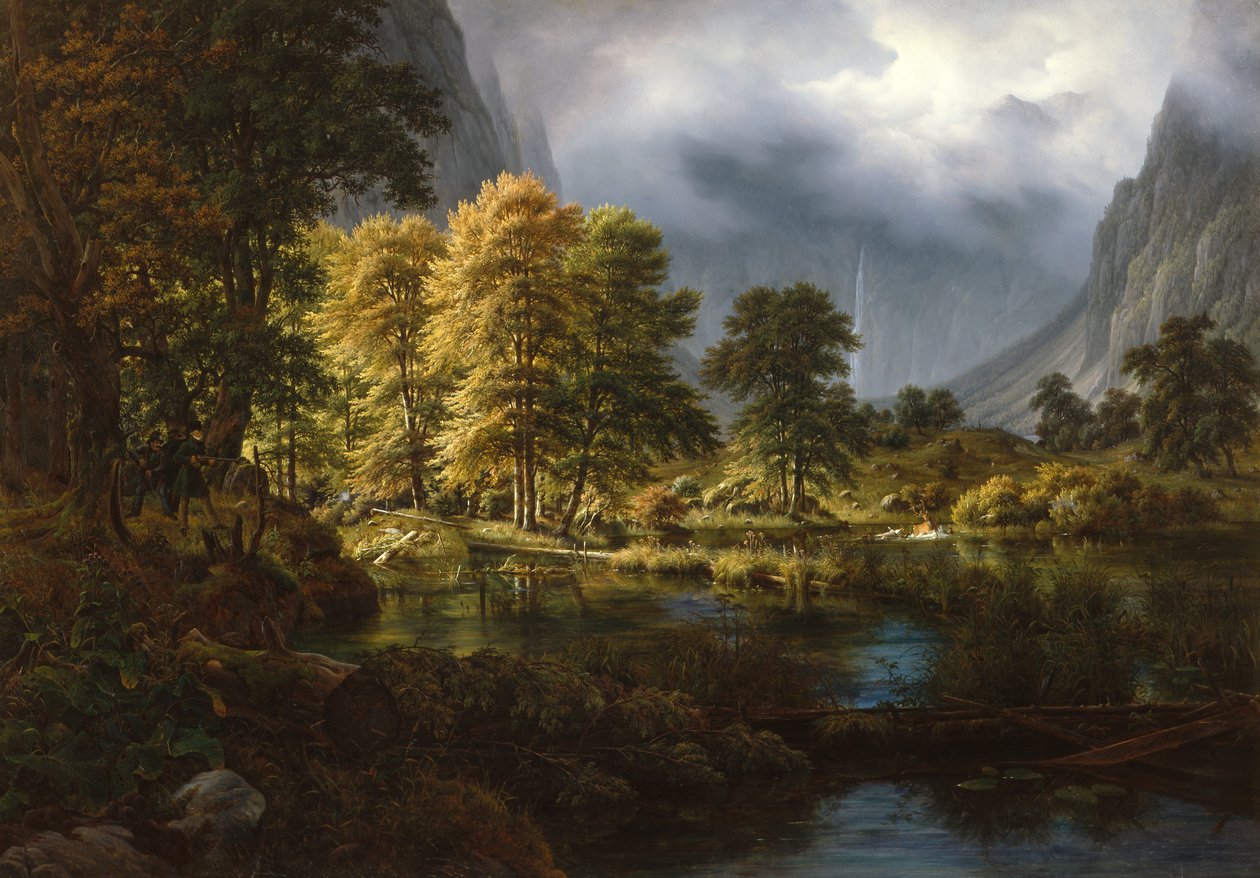 Die Jagd am Königssee von Thomas Fearnley