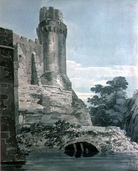 Cäsarturm, Warwick Castle von Thomas Girtin