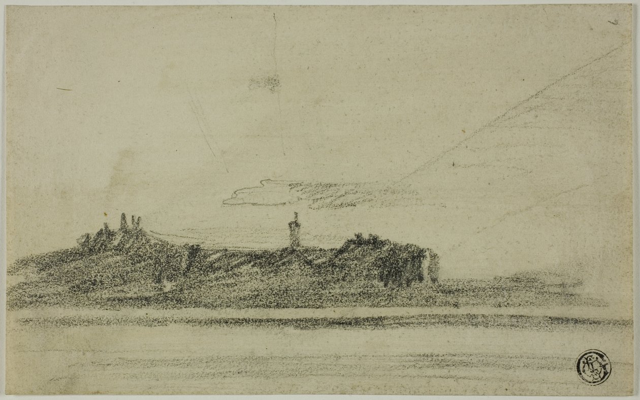Schloss am Ufer von Thomas Girtin