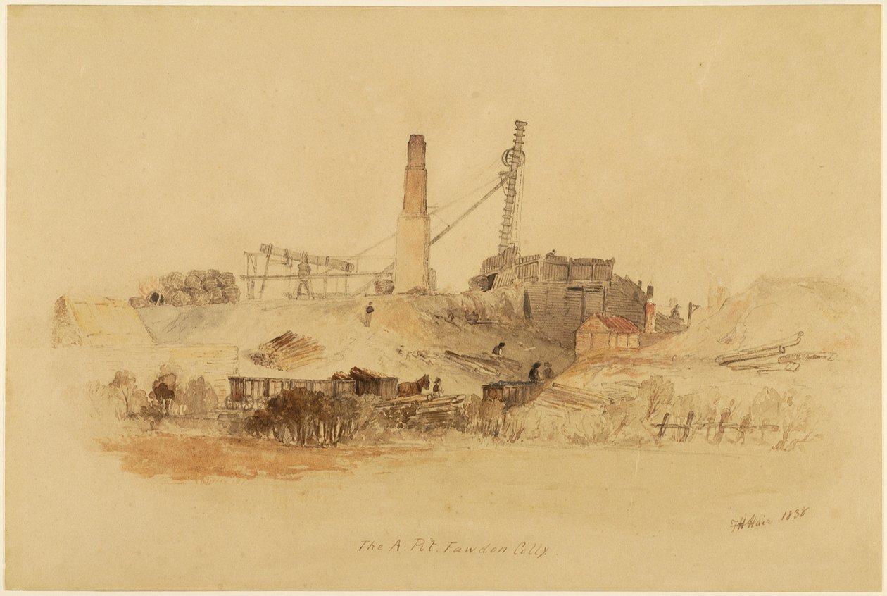 Die A-Grube, Fawden Colliery von Thomas H. Hair