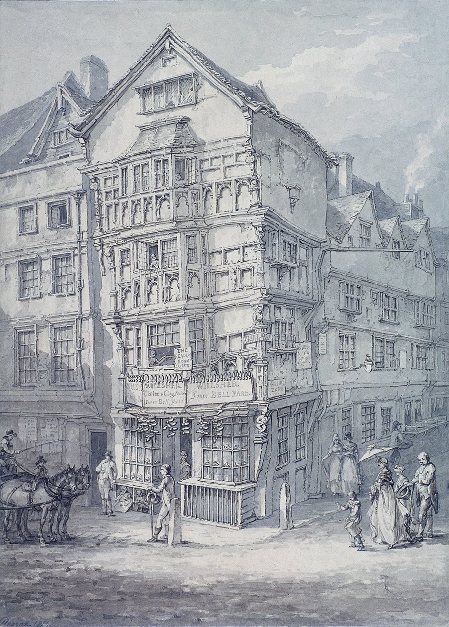 Chancery Lane, London, 1814 von Thomas Hearne