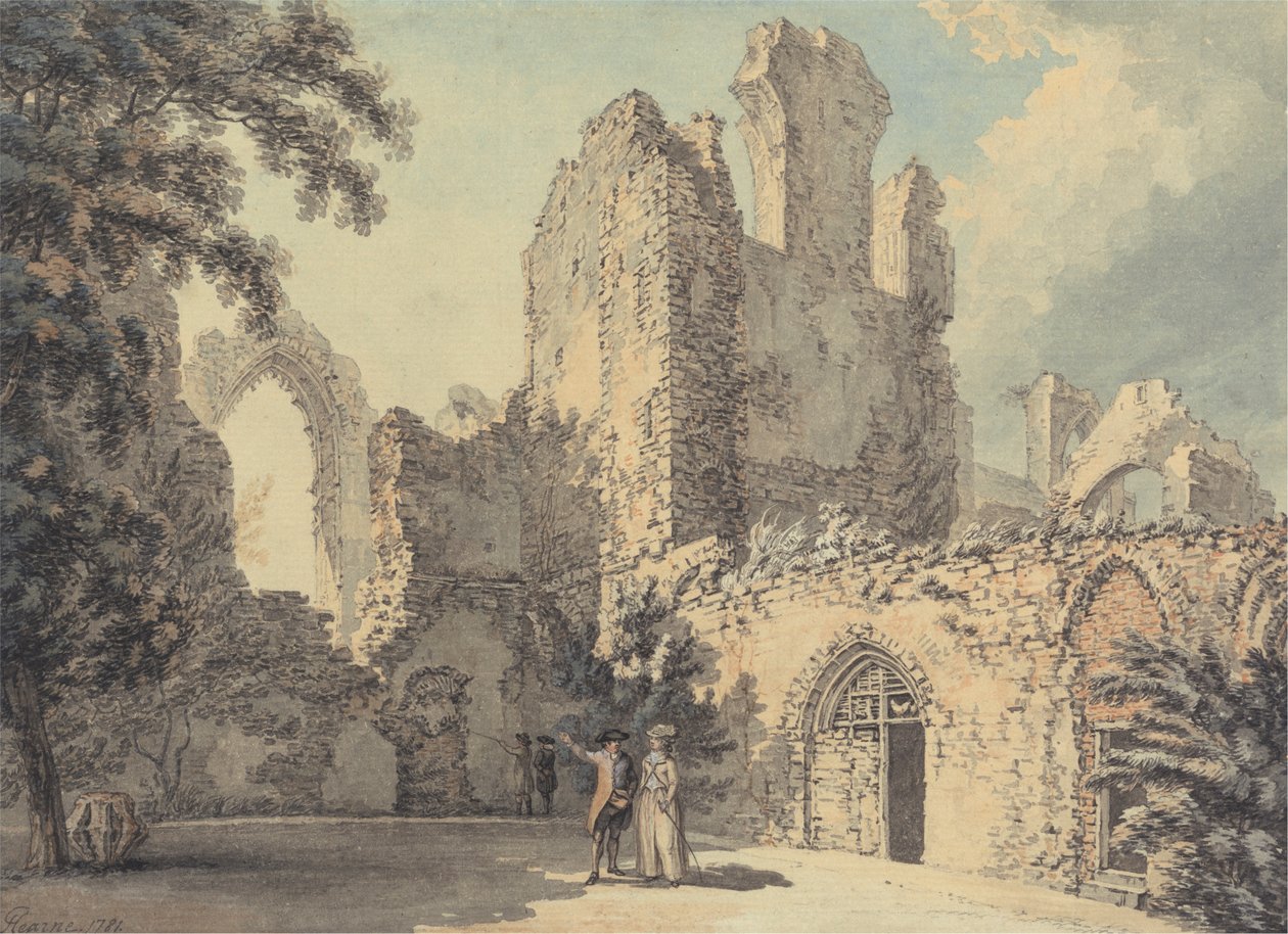 Die Ruinen der Leiston Abbey von Thomas Hearne