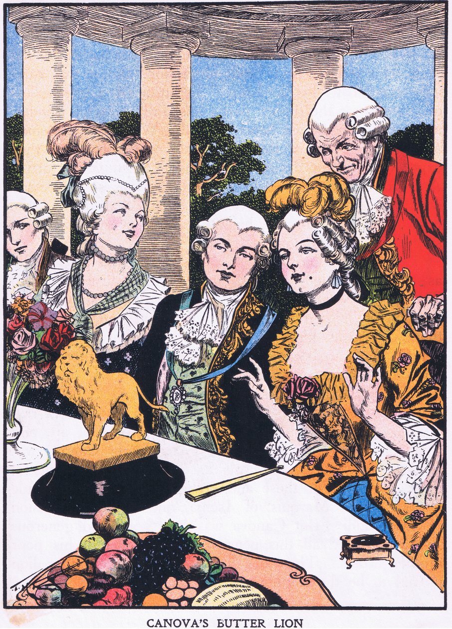 Canovas Butterlöwe von Thomas Heath Robinson