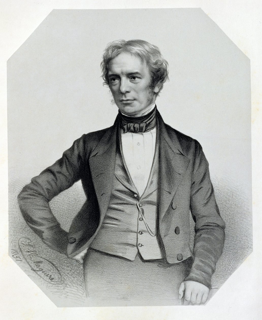 Michael Faraday (1791-1867) 1851 von Thomas Herbert Maguire