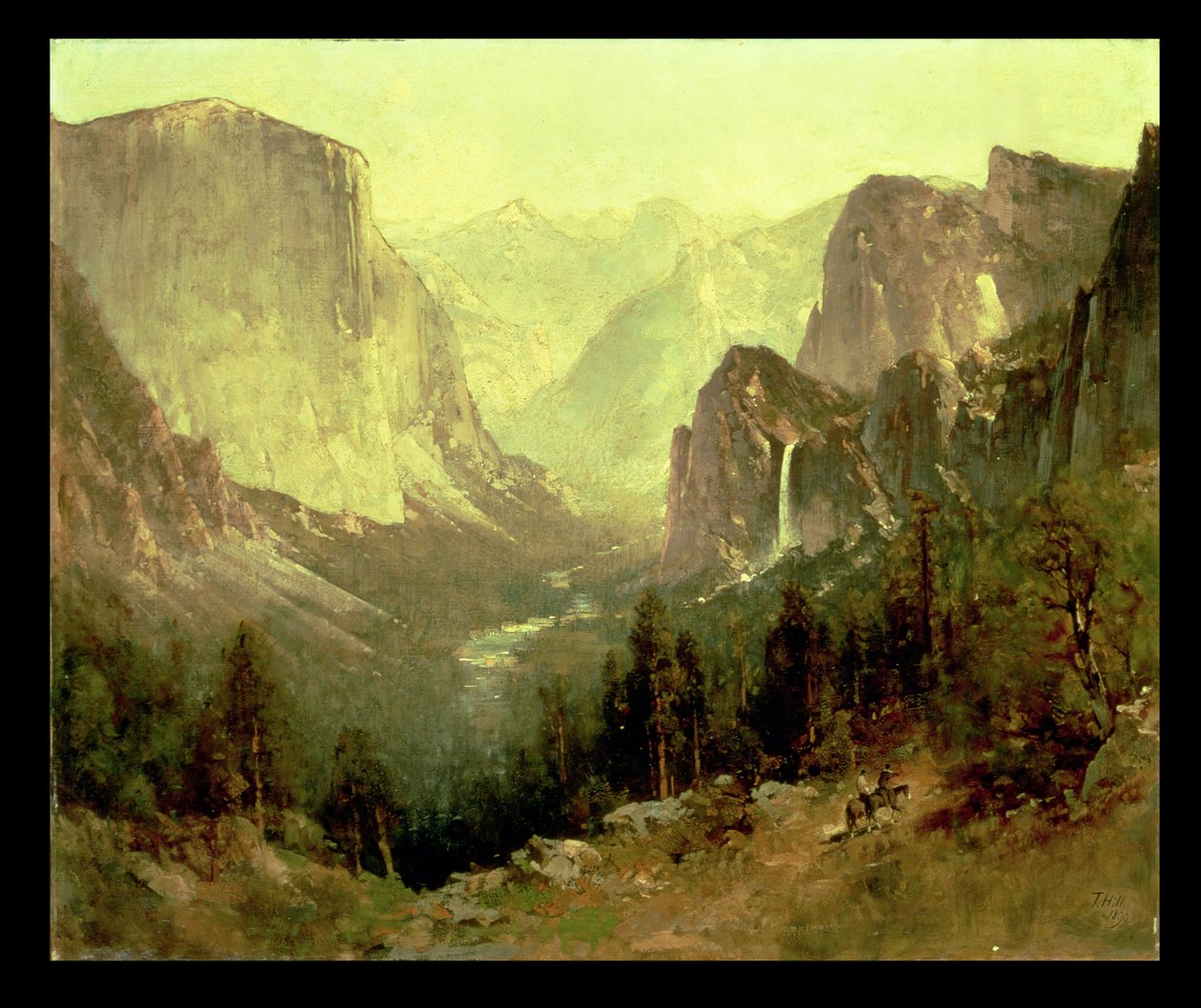 Jagd im Yosemite, 1890 von Thomas Hill