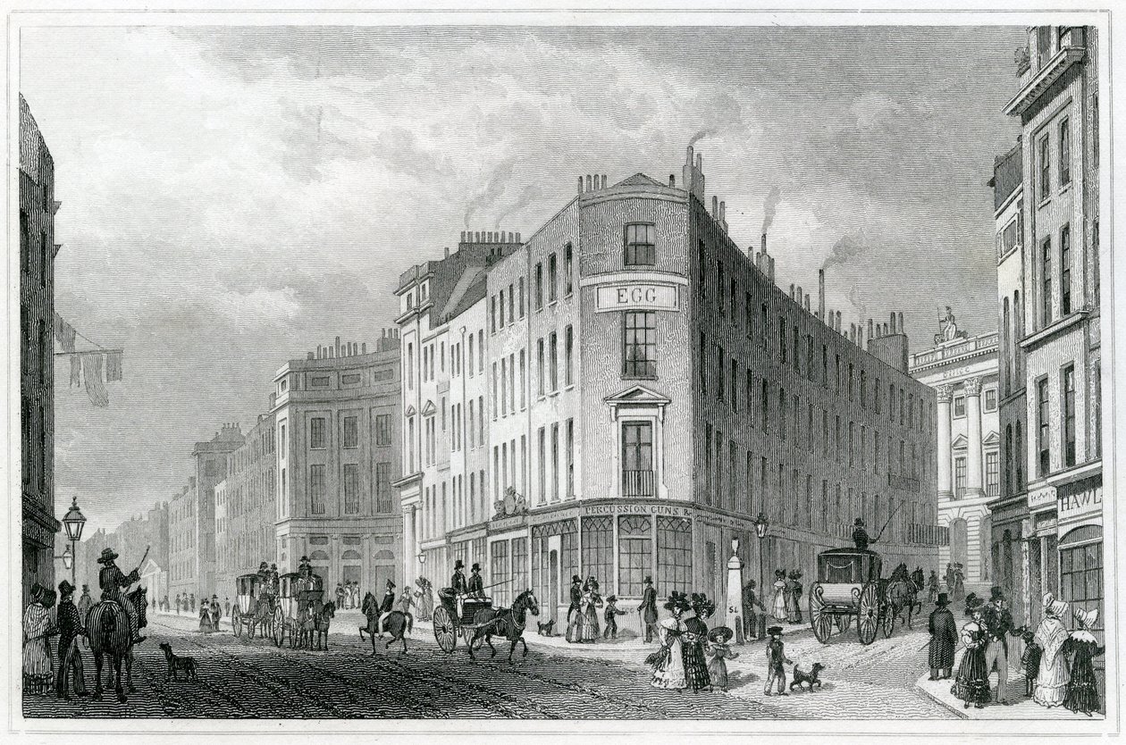 Piccadilly, von Coventry Street, 1830 von Thomas Hosmer Shepherd