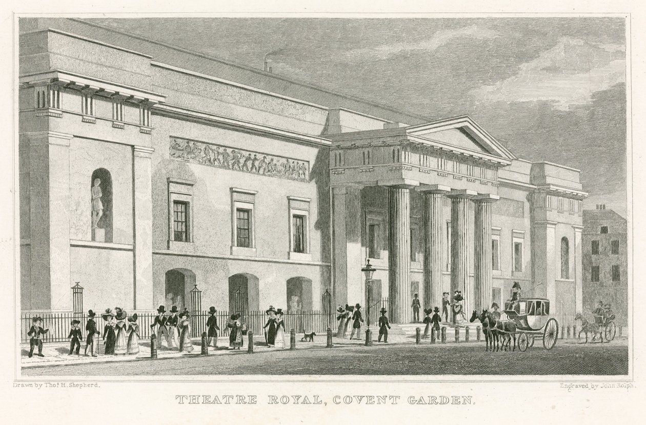 Royal Theatre, Covent Garden von Thomas Hosmer Shepherd