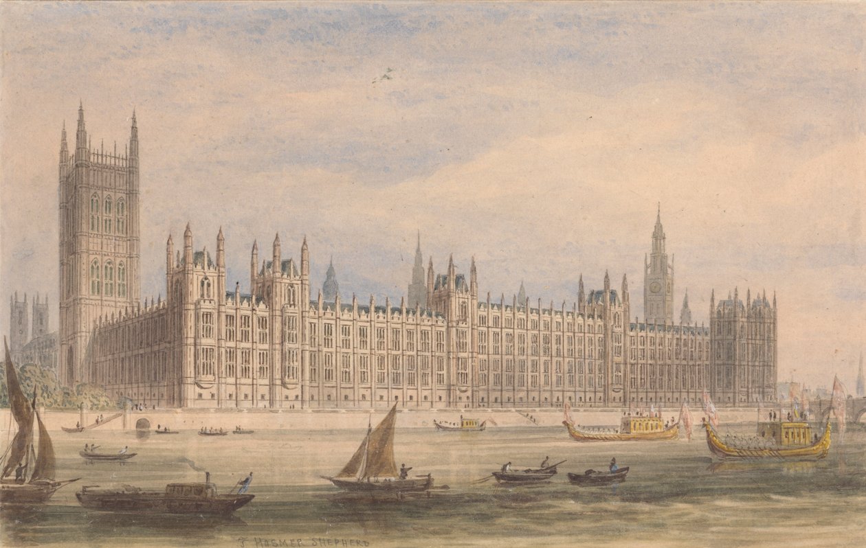 Die Häuser des Parlaments von Thomas Hosmer Shepherd