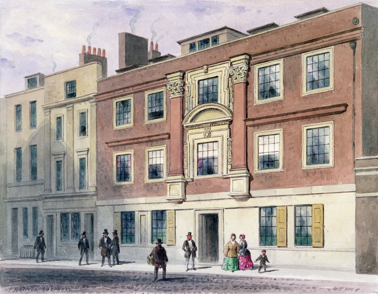 Winchester Street, 1850 von Thomas Hosmer Shepherd