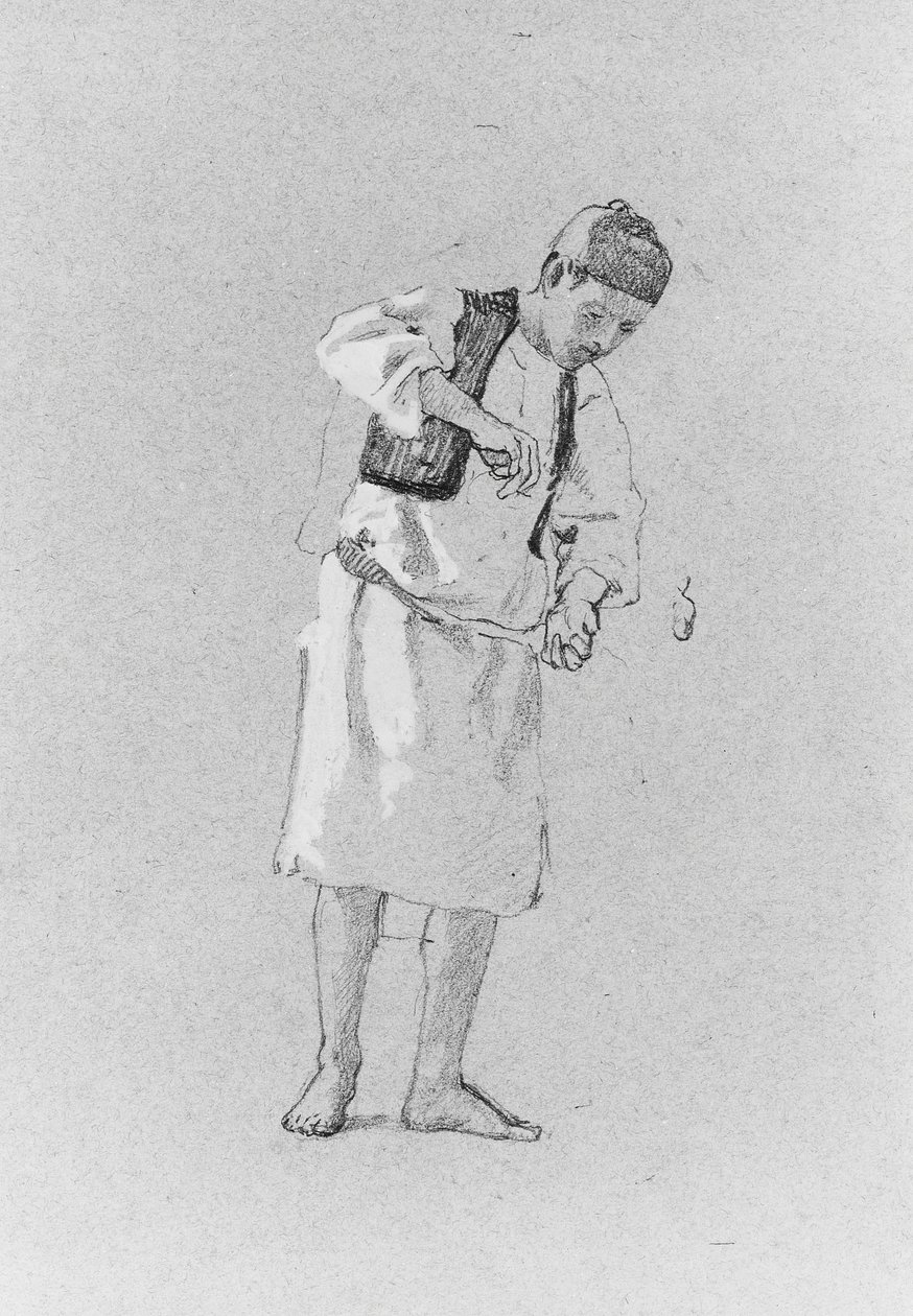 Studie eines Mannes von Thomas Hovenden