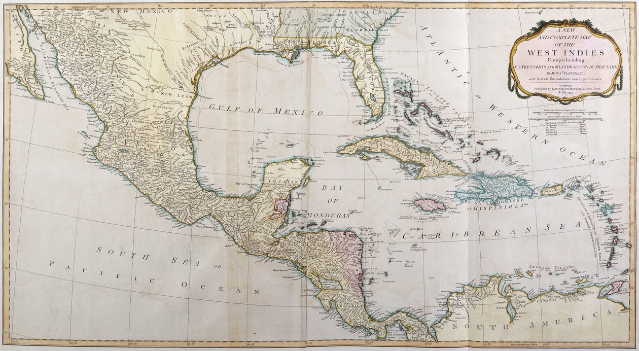 Die Westindischen Inseln, 1794-1801 von Thomas Jefferys