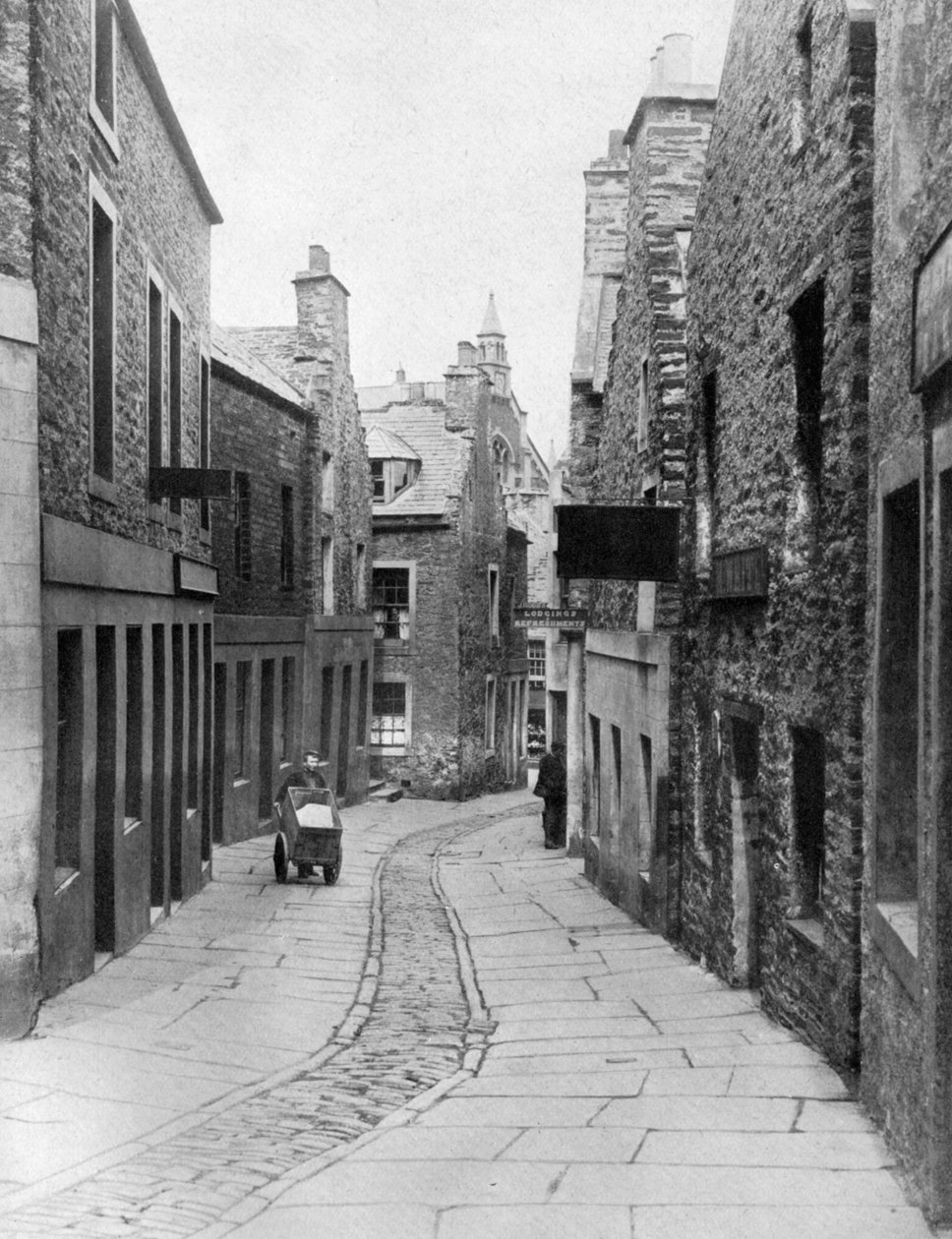 Eine Straße in Stromness, Orkney, Schottland, 1924-1926 von Thomas Kent