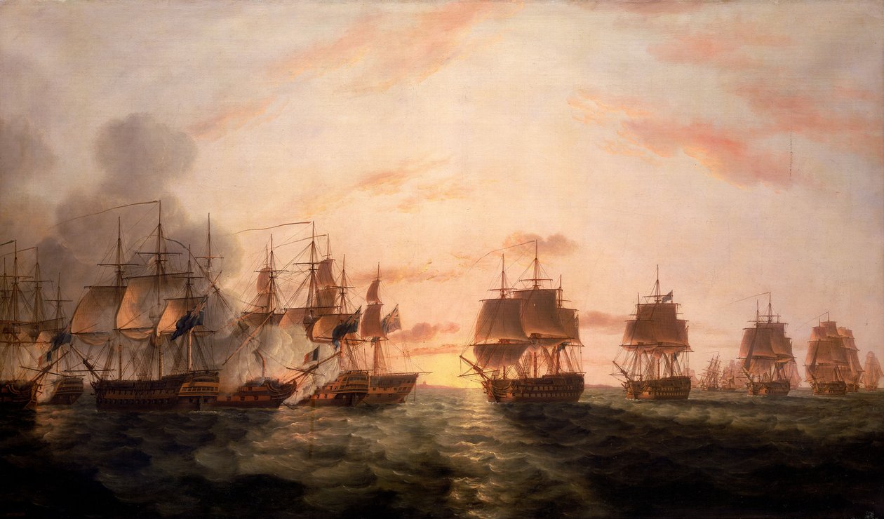 Die Schlacht am Nil von Thomas Luny