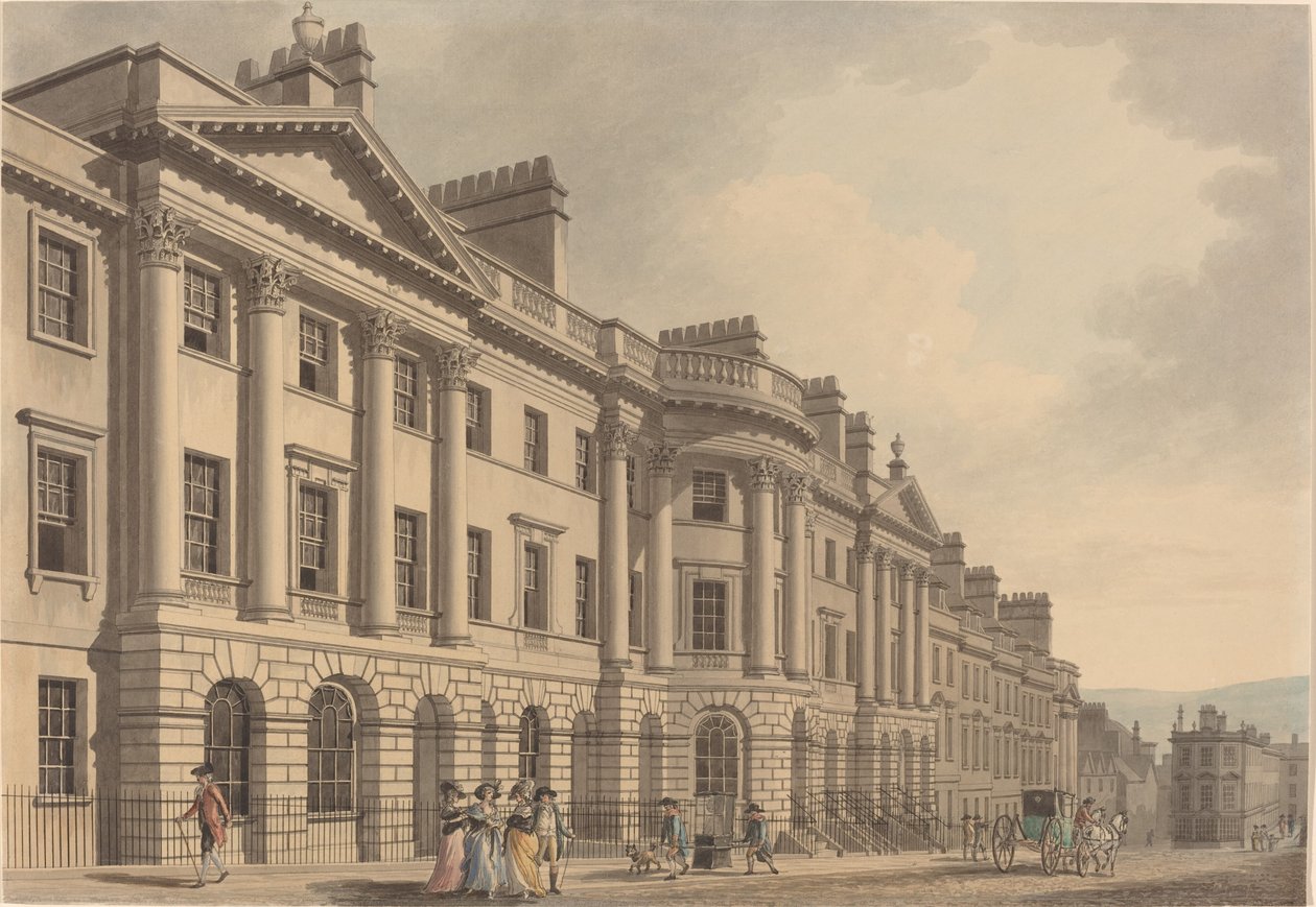 Milsom Street in Bath von Thomas Malton