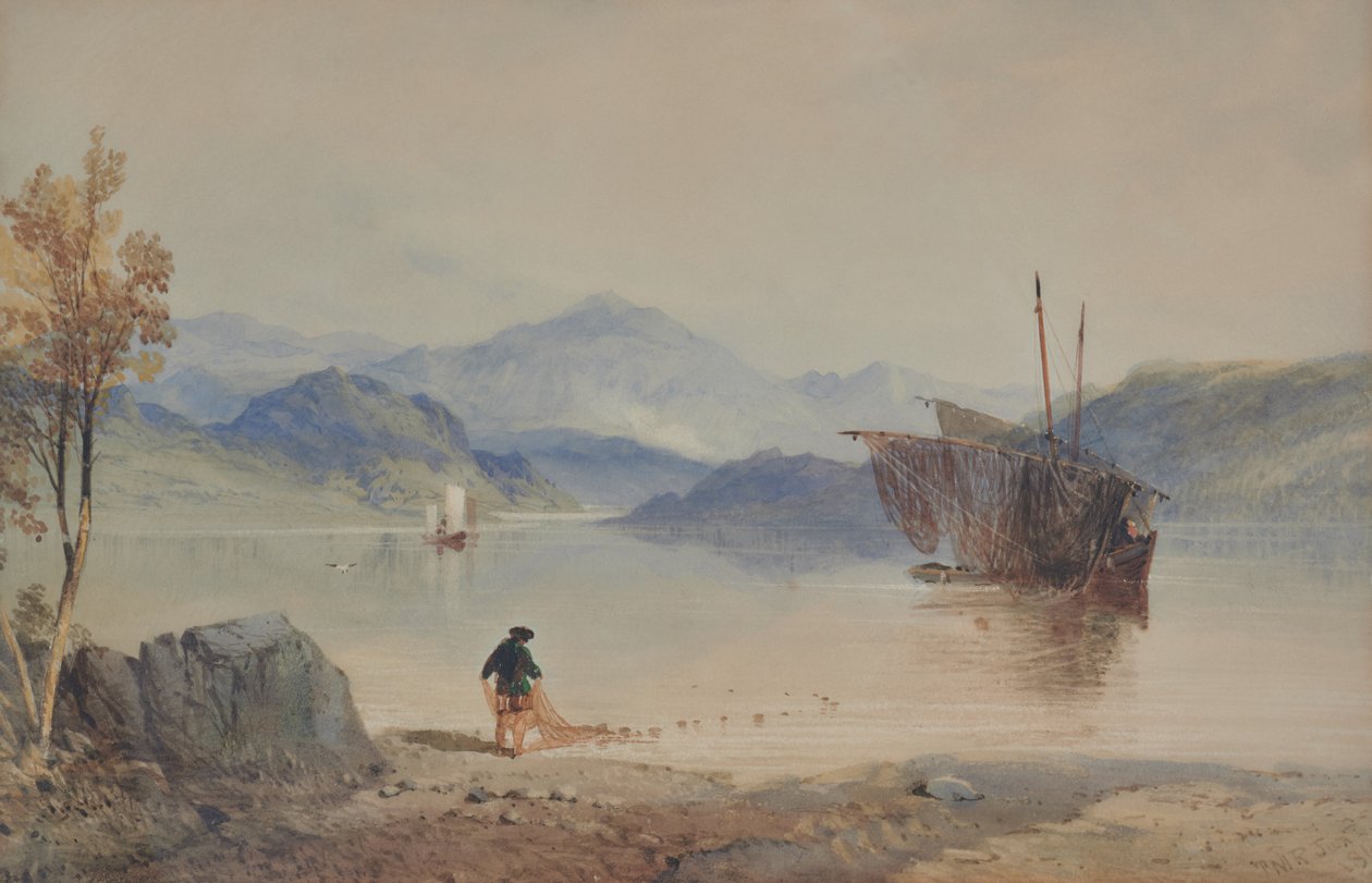 Schottischer See von Thomas Miles Richardson