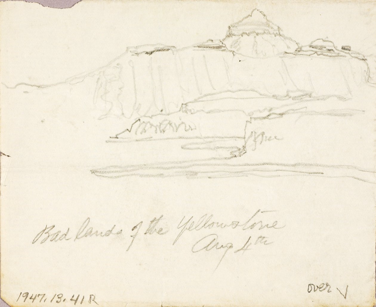 Badlands des Yellowstone von Thomas Moran