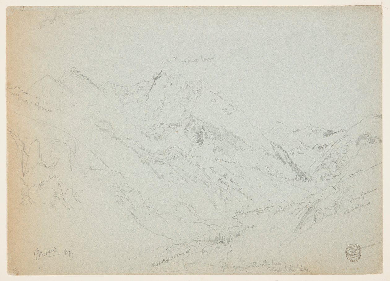 Mount Holy Cross von Thomas Moran