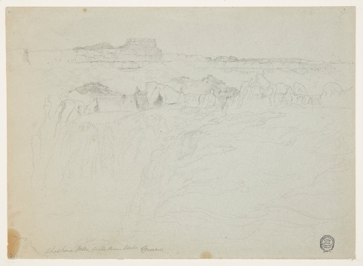 Shoshone Falls, Snake River, Idaho von Thomas Moran