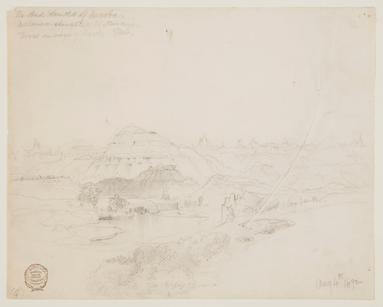 Die Badlands von Dakota von Thomas Moran