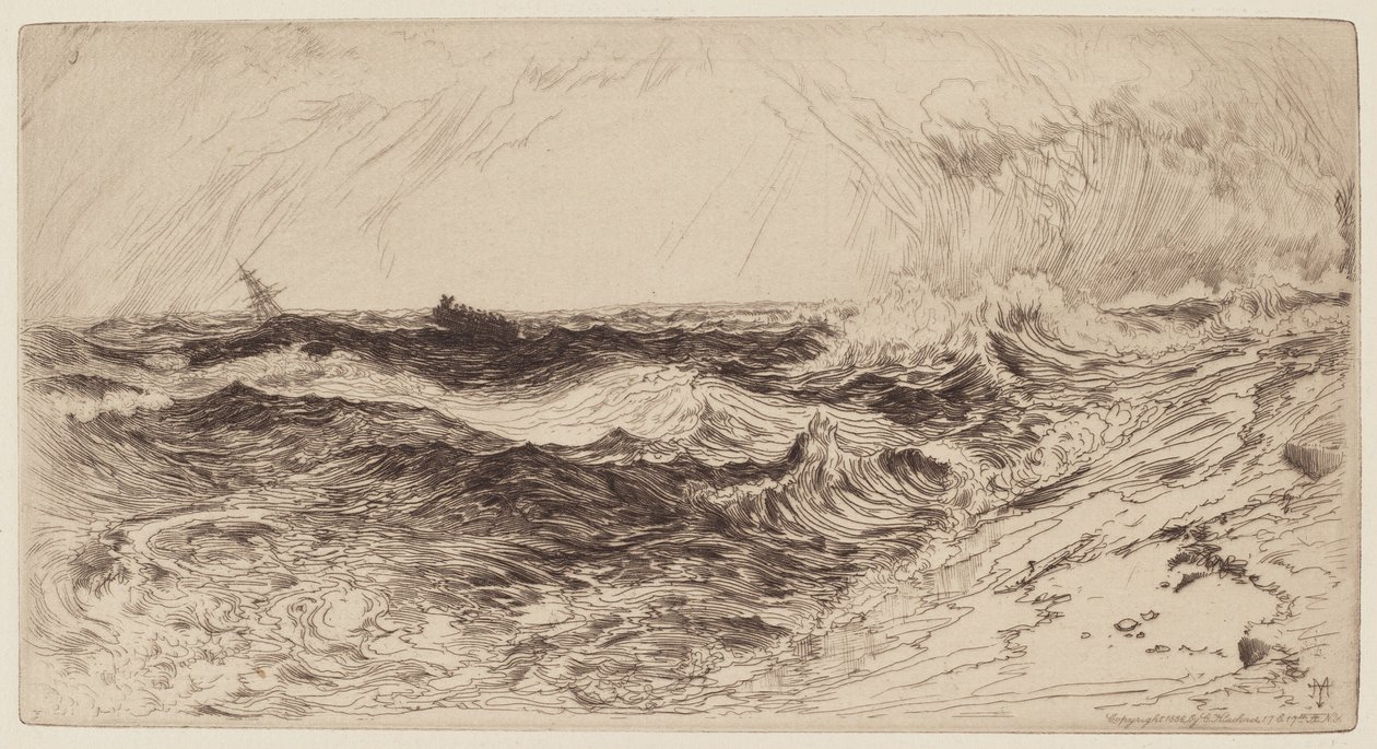 Das tosende Meer von Thomas Moran