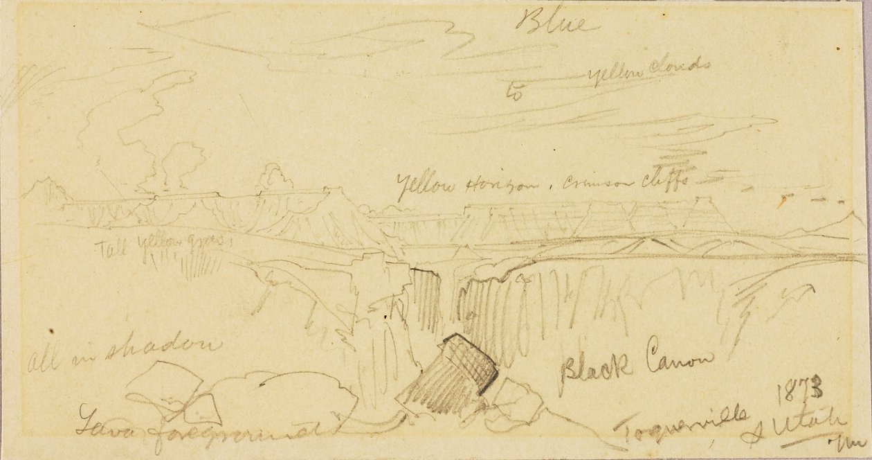 Toquerville, Süd-Utah von Thomas Moran