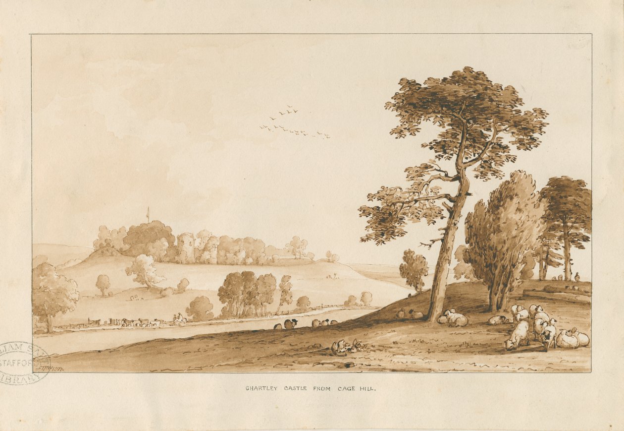Chartley Schloss von Thomas Peploe Wood