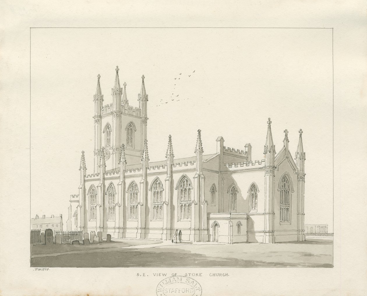Stoke-upon-Trent Kirche [Neu] von Thomas Peploe Wood