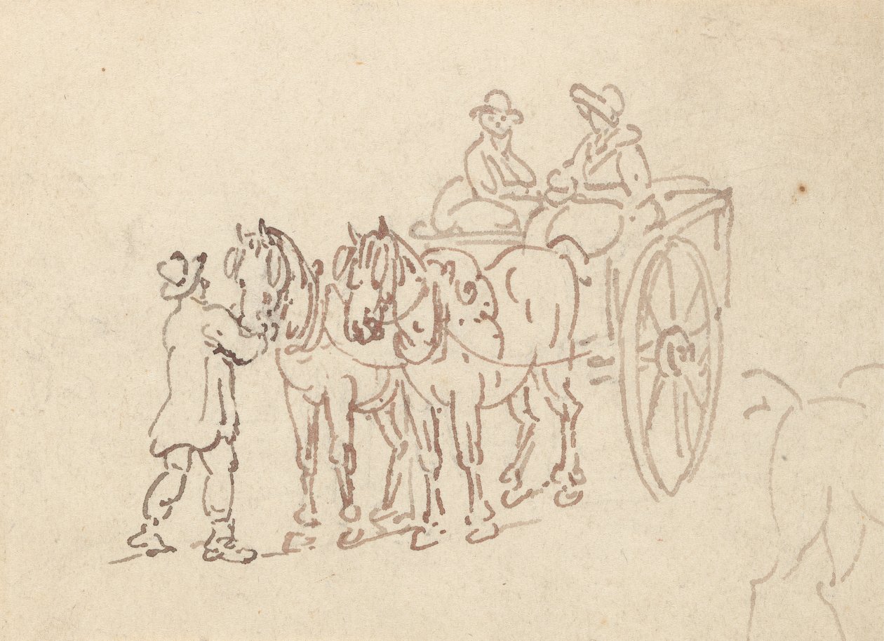 Albumzeichnung von Thomas Rowlandson