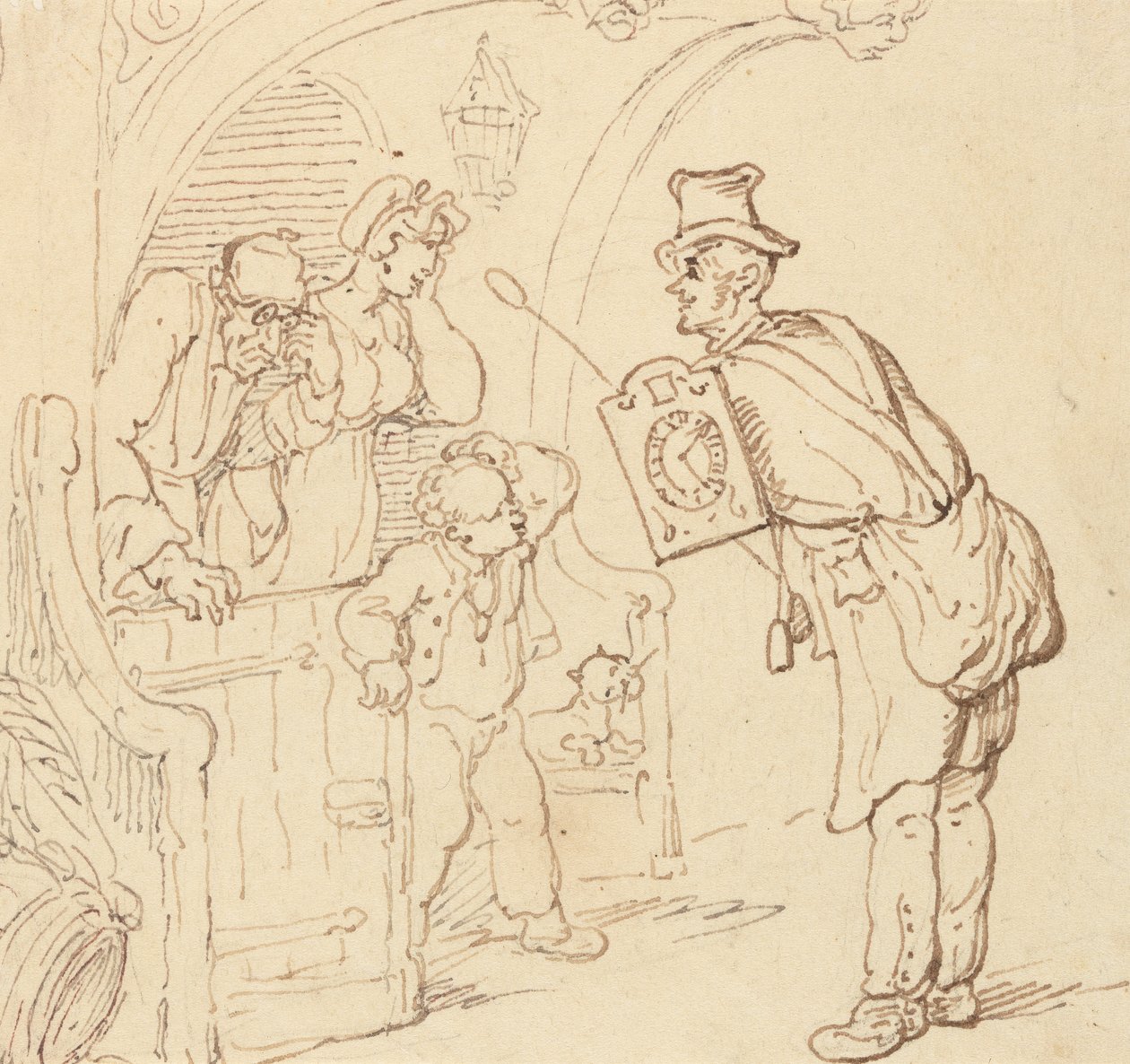 Albumzeichnung von Thomas Rowlandson