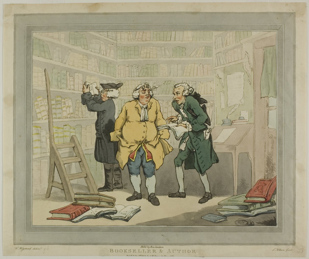 Buchhändler und Autor von Thomas Rowlandson