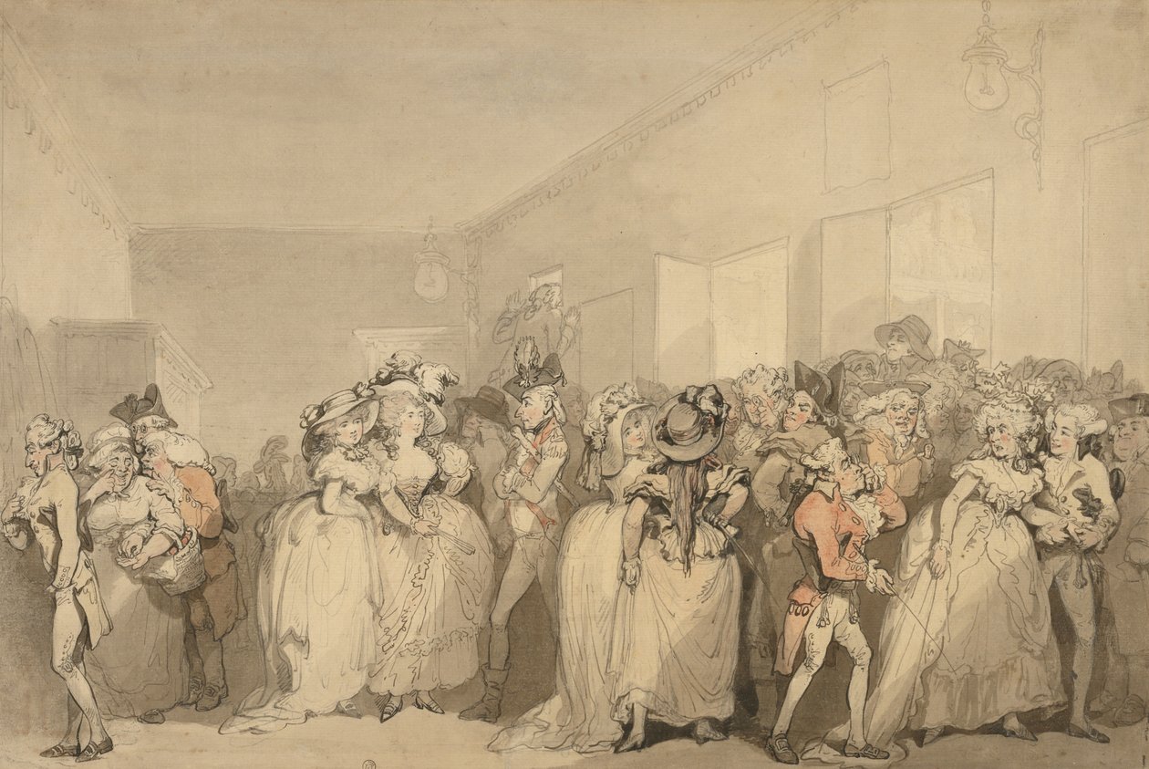 Box-Lobby-Loungers von Thomas Rowlandson