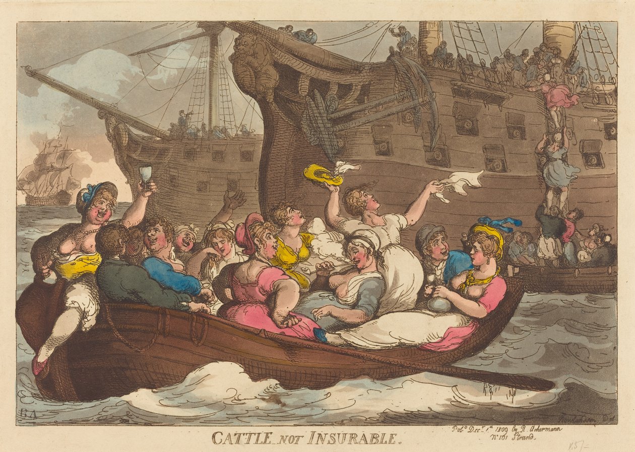 Vieh nicht versicherbar von Thomas Rowlandson