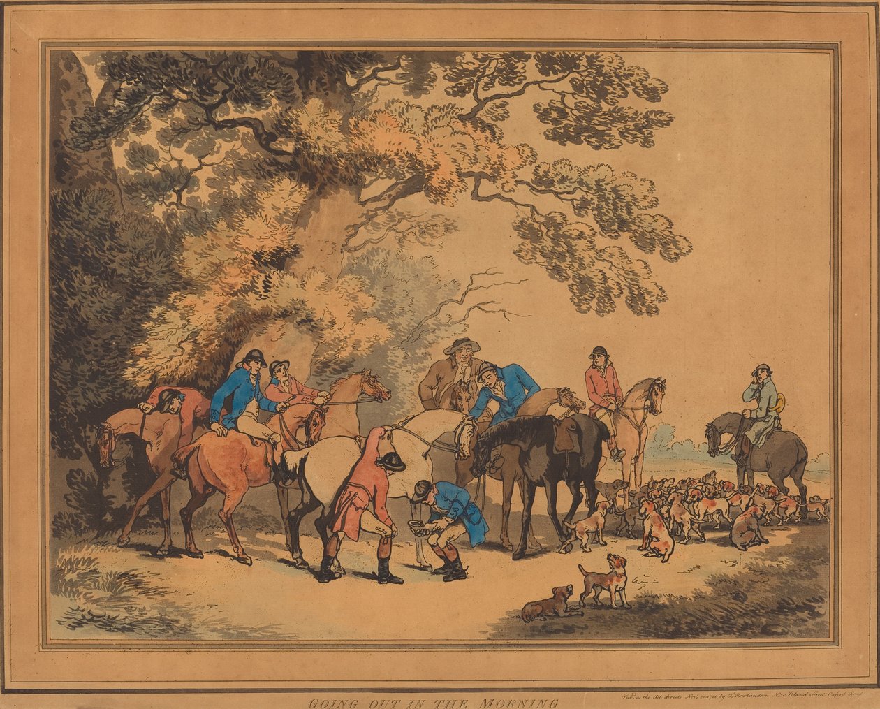 Morgens ausgehen von Thomas Rowlandson