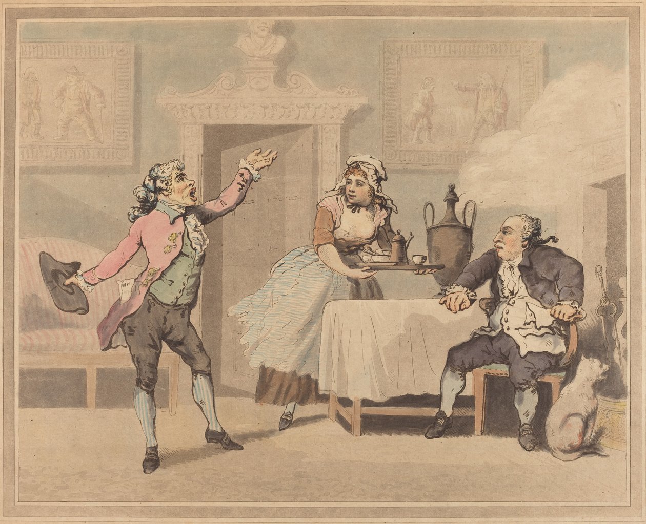 Manager und Spouter von Thomas Rowlandson