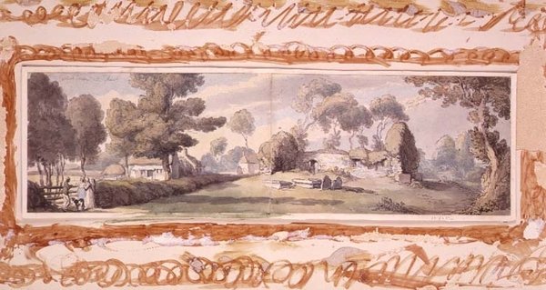 Alte Kirche, Newtown, Isle of Wight von Thomas Rowlandson