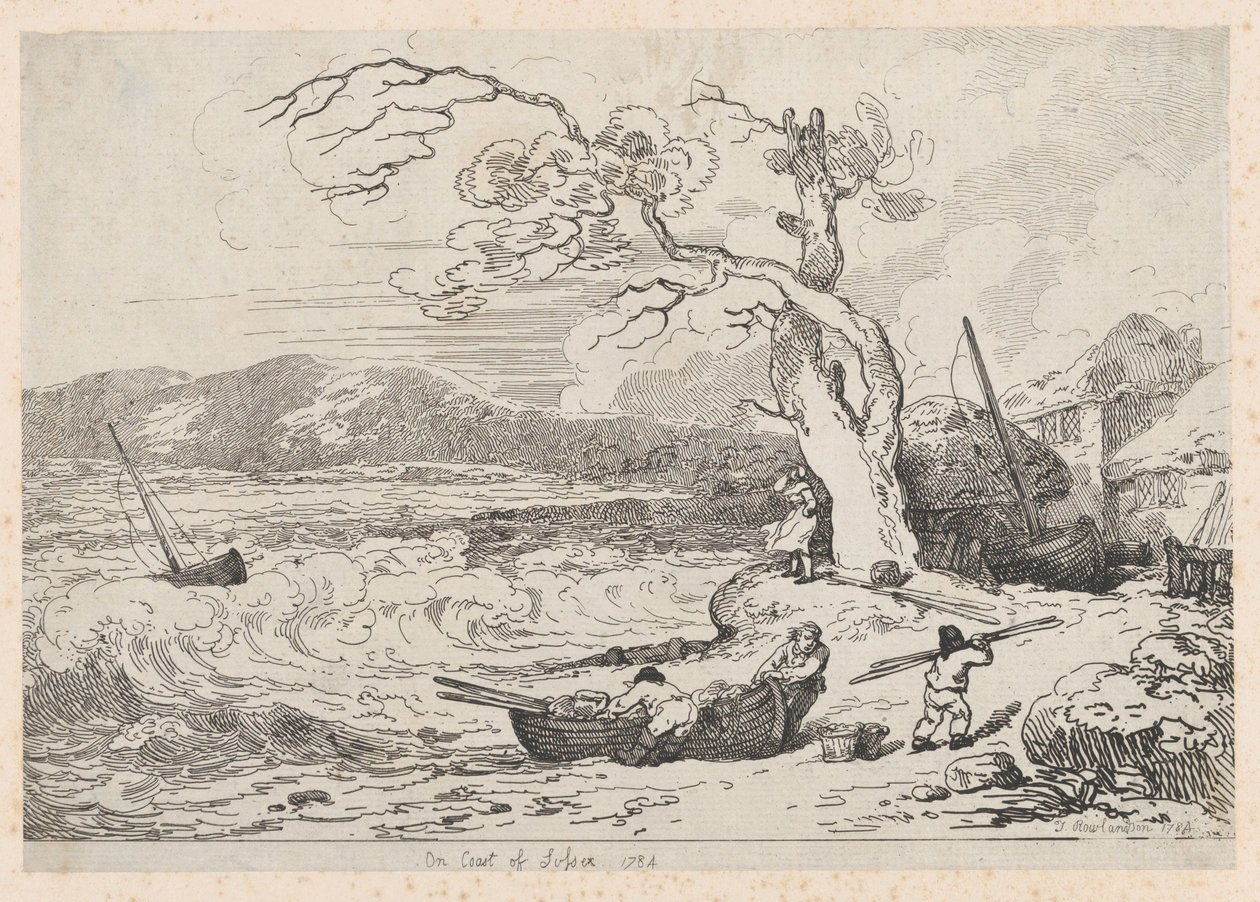 An der Küste von Sussex, 1784-85 von Thomas Rowlandson