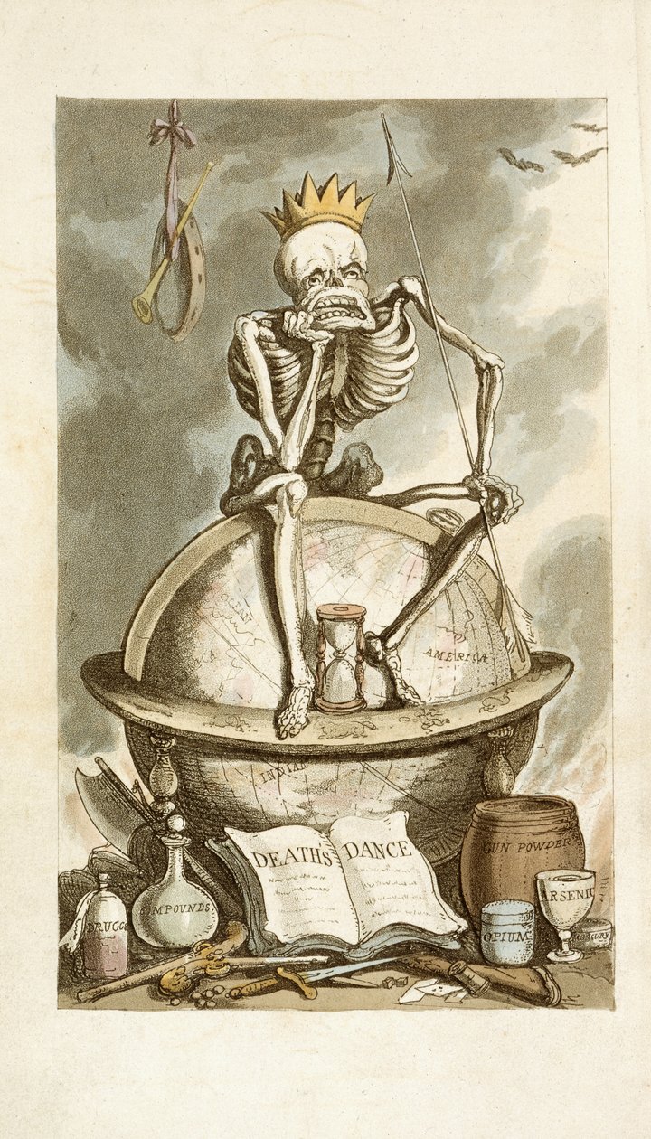 Der englische Totentanz von Thomas Rowlandson