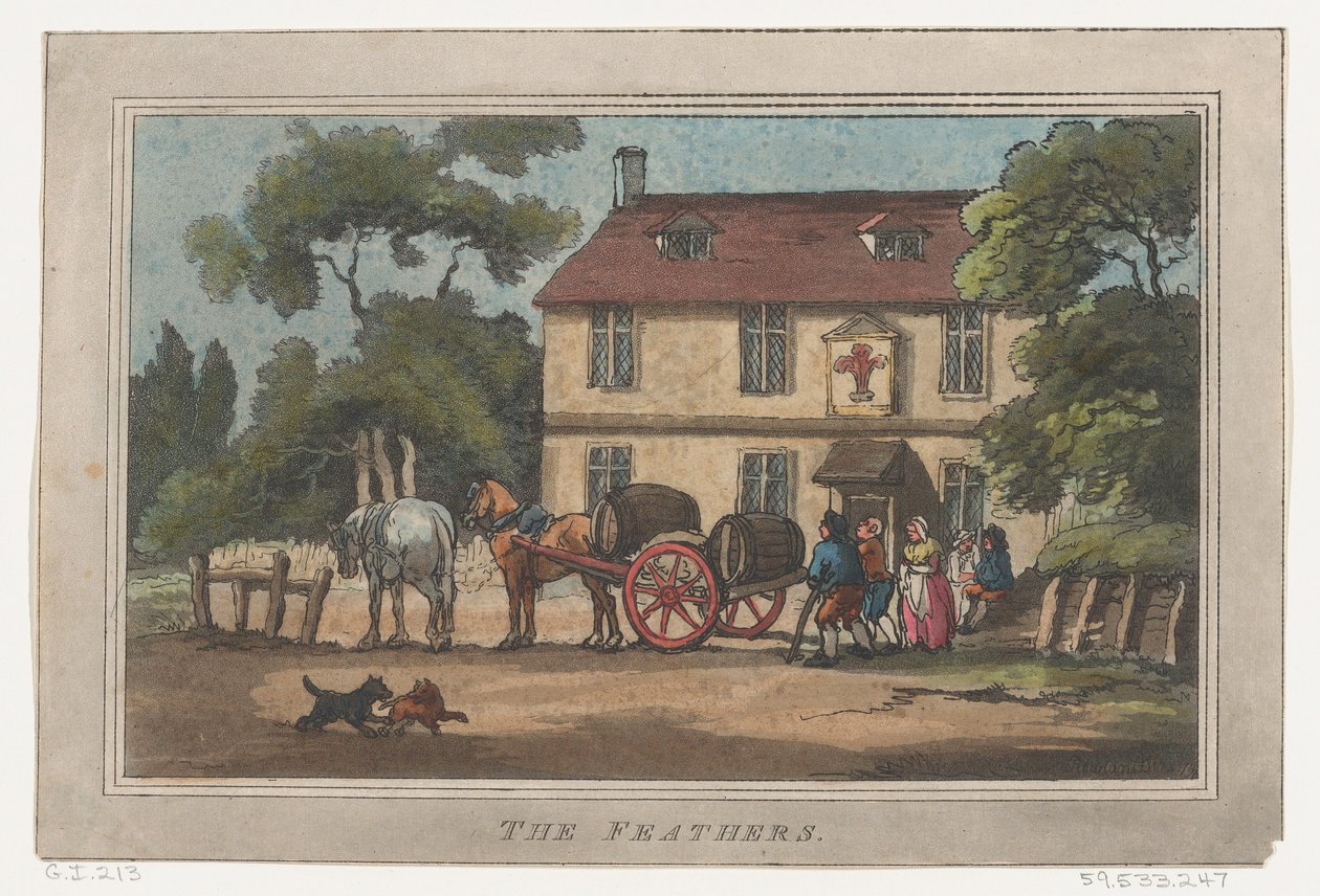 Die Federn von Thomas Rowlandson